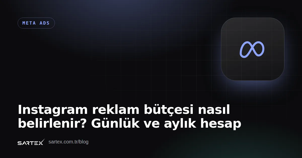 Instagram reklam bütçesi nasıl belirlenir? Günlük ve aylık hesap